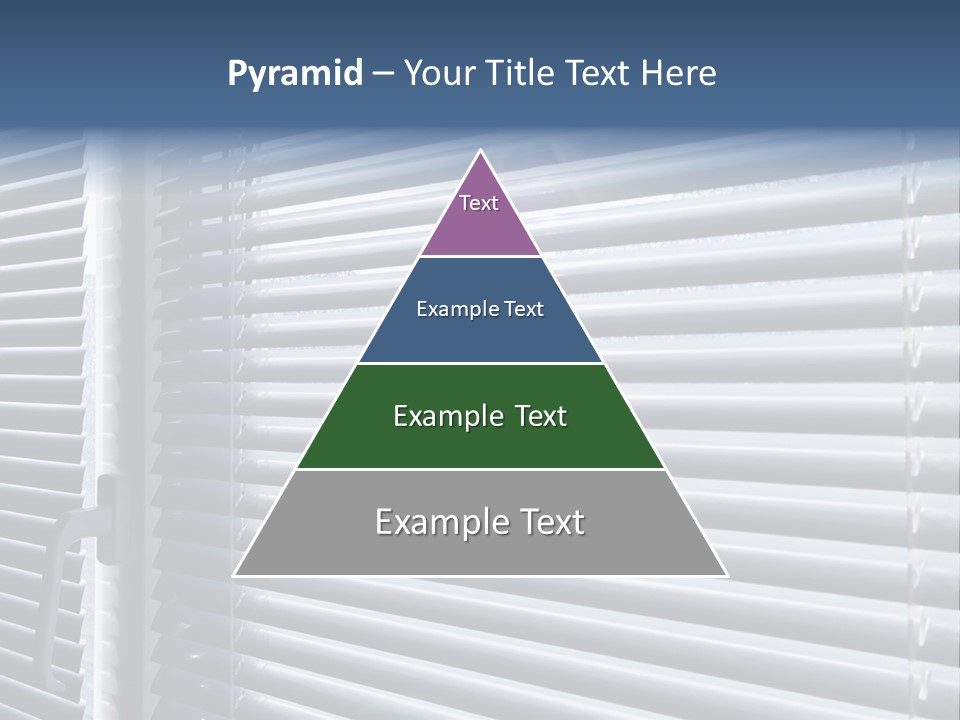 Monochrome Blank Striped PowerPoint Template