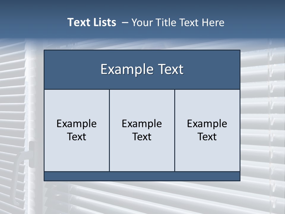 Monochrome Blank Striped PowerPoint Template