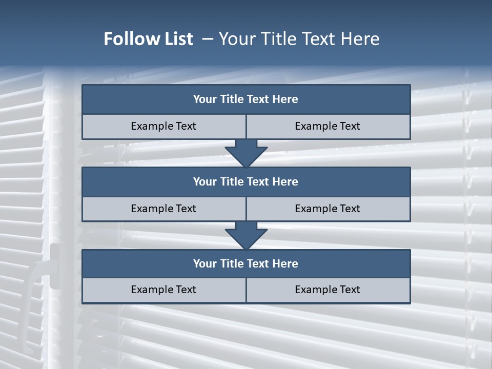 Monochrome Blank Striped PowerPoint Template