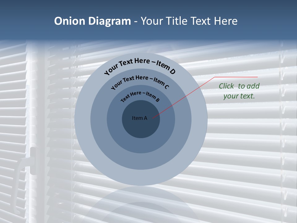 Monochrome Blank Striped PowerPoint Template