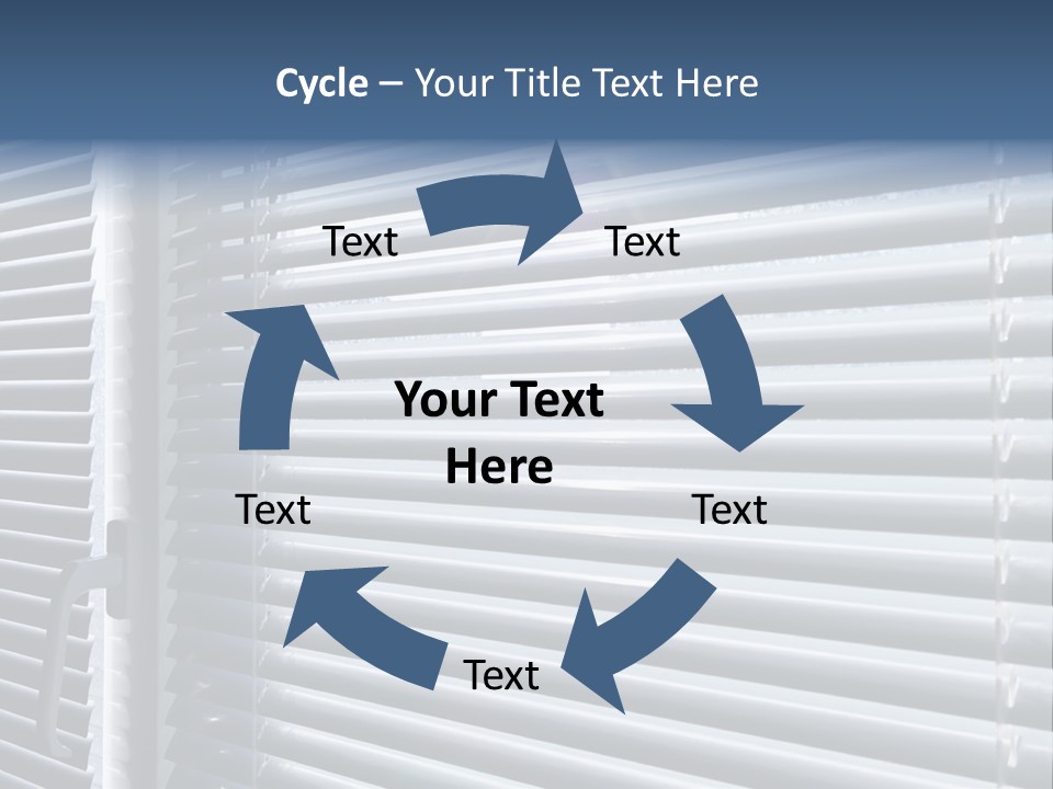 Monochrome Blank Striped PowerPoint Template