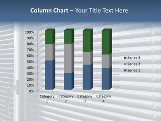 Monochrome Blank Striped PowerPoint Template