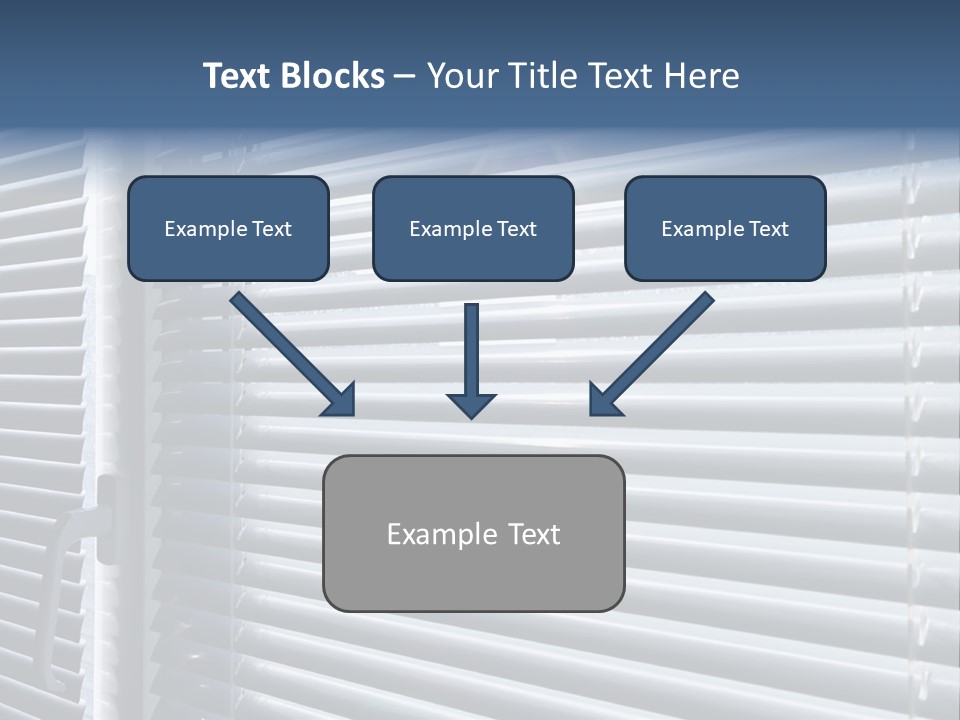 Monochrome Blank Striped PowerPoint Template