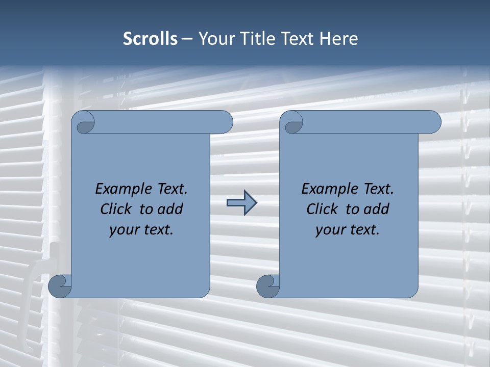 Monochrome Blank Striped PowerPoint Template