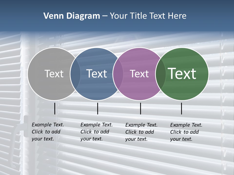 Monochrome Blank Striped PowerPoint Template