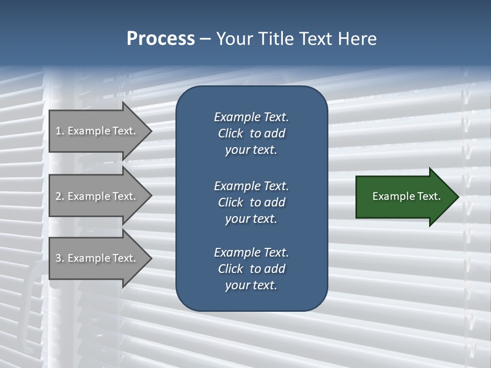 Monochrome Blank Striped PowerPoint Template
