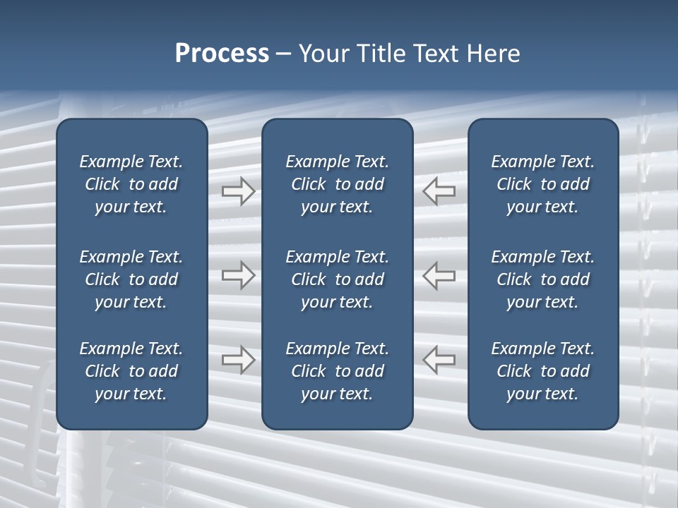 Monochrome Blank Striped PowerPoint Template