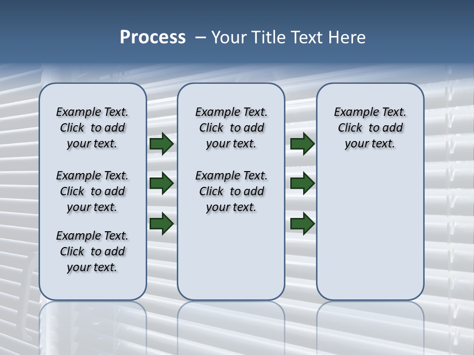 Monochrome Blank Striped PowerPoint Template