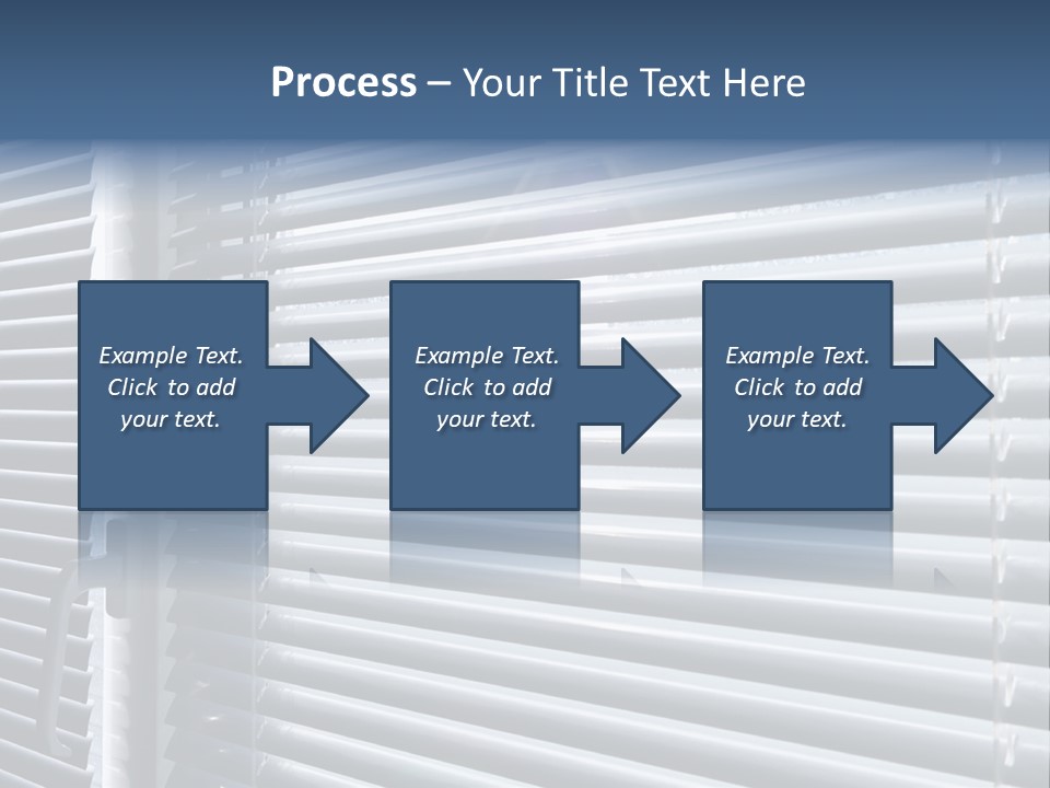 Monochrome Blank Striped PowerPoint Template