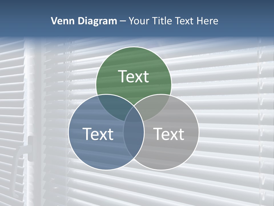 Monochrome Blank Striped PowerPoint Template