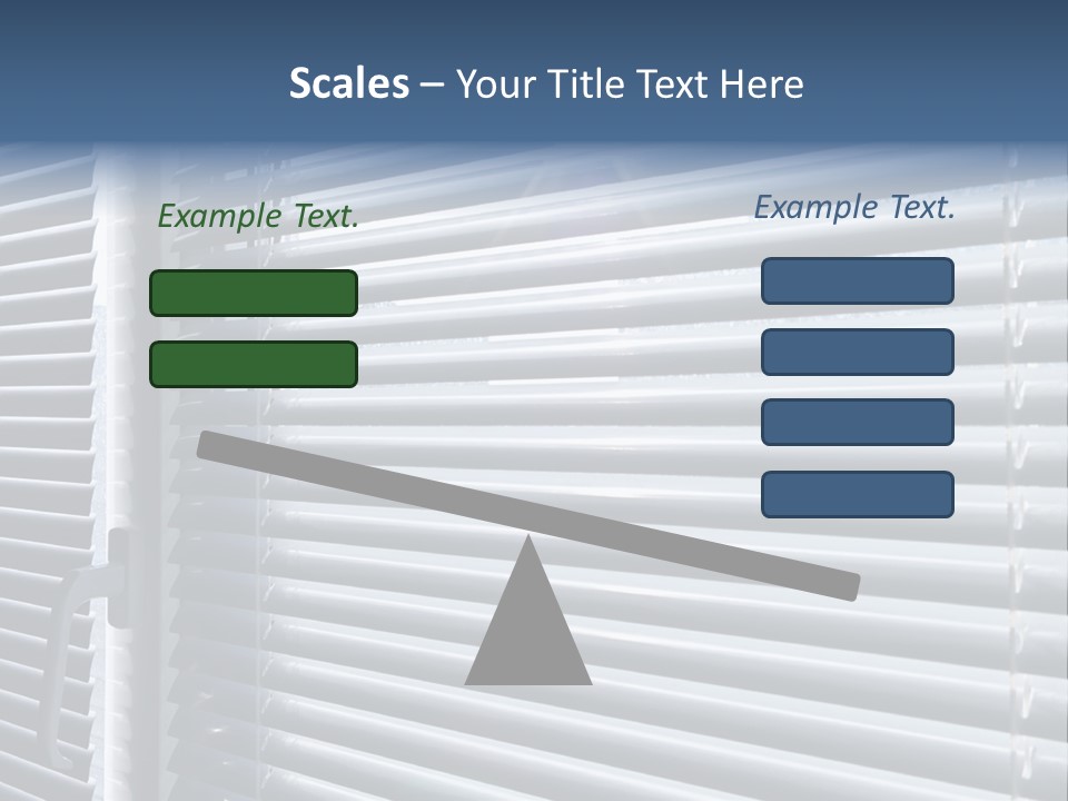 Monochrome Blank Striped PowerPoint Template