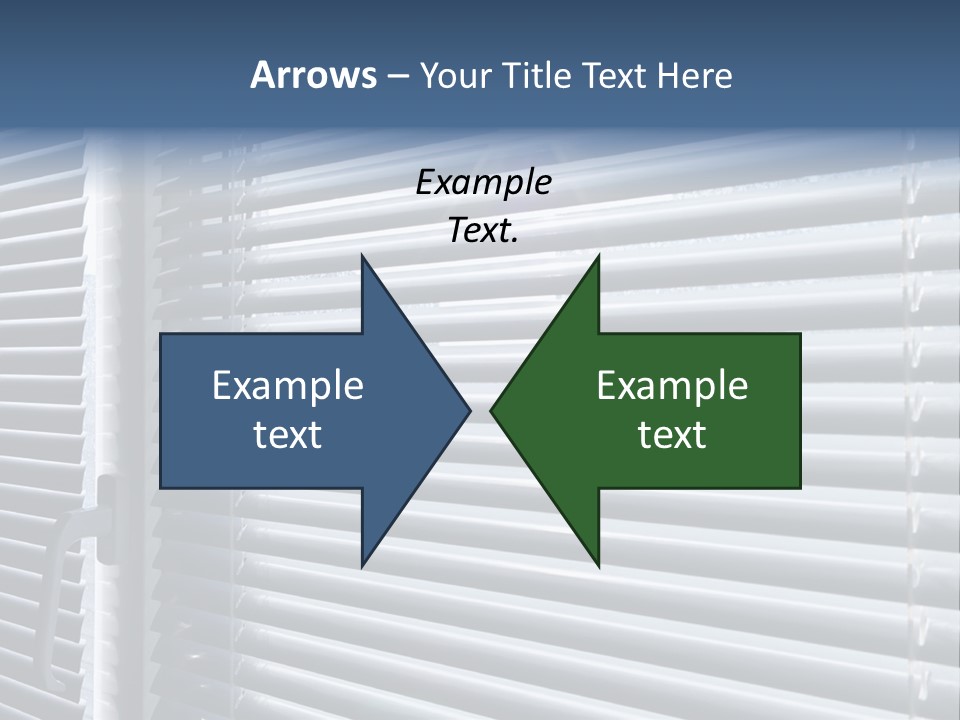 Monochrome Blank Striped PowerPoint Template