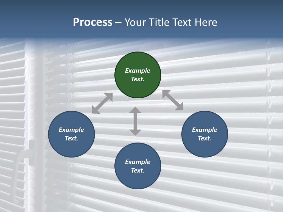 Monochrome Blank Striped PowerPoint Template
