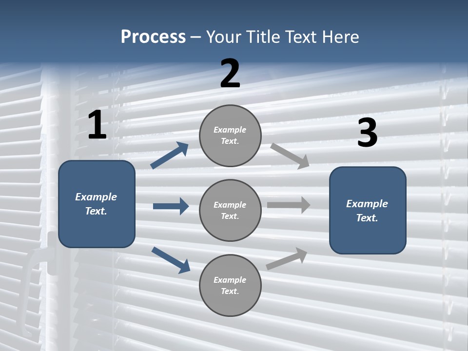 Monochrome Blank Striped PowerPoint Template