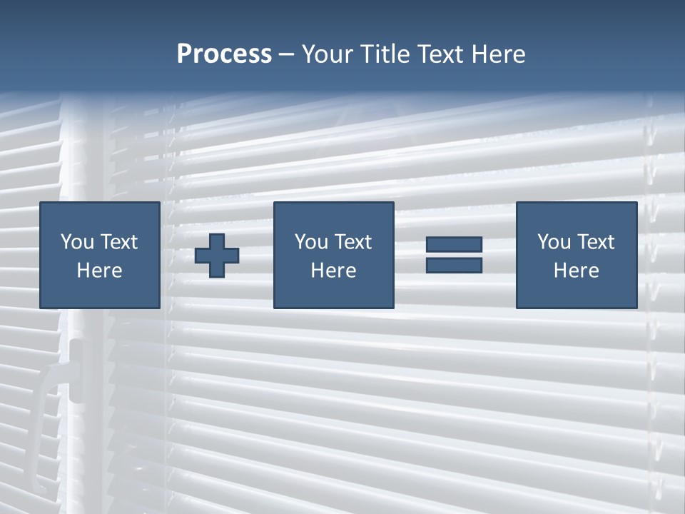 Monochrome Blank Striped PowerPoint Template