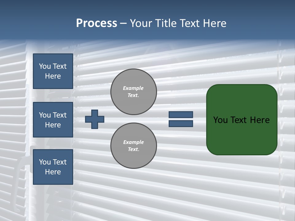 Monochrome Blank Striped PowerPoint Template