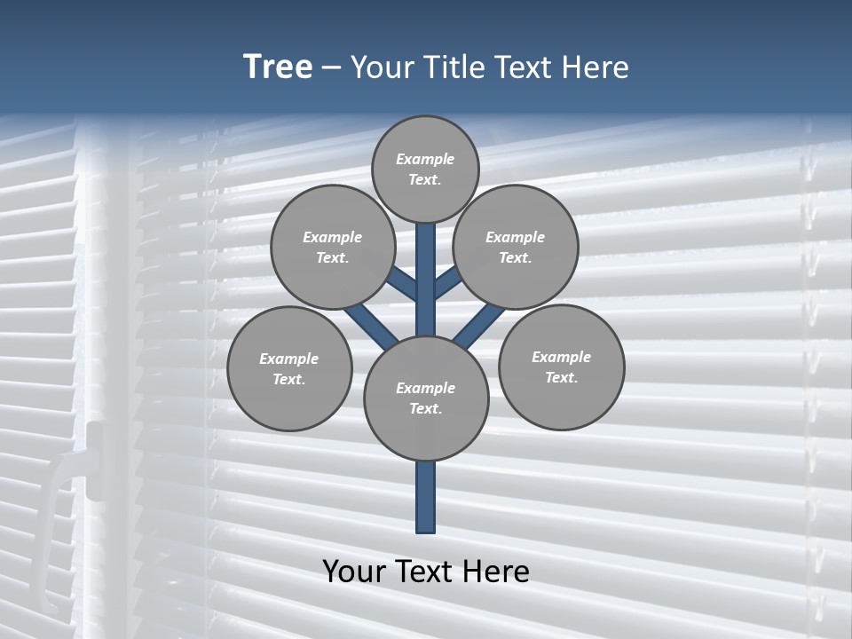 Monochrome Blank Striped PowerPoint Template