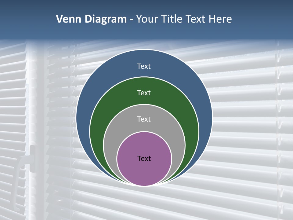 Monochrome Blank Striped PowerPoint Template