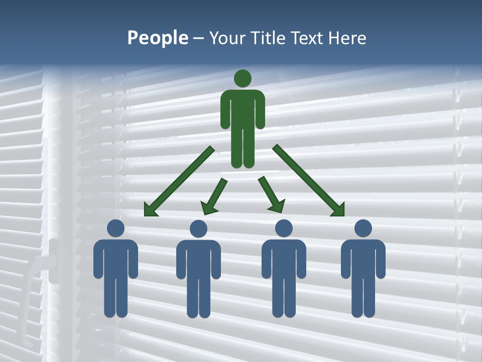 Monochrome Blank Striped PowerPoint Template