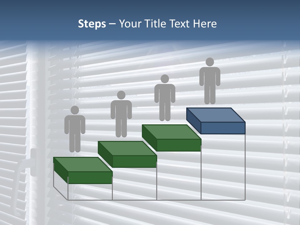 Monochrome Blank Striped PowerPoint Template