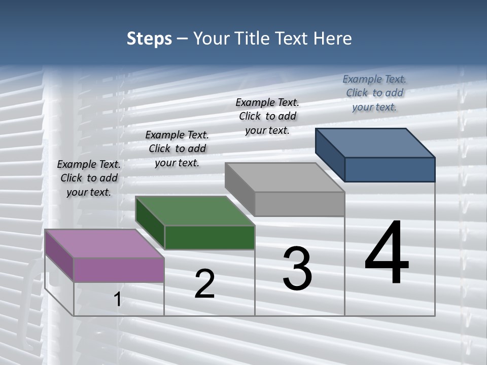 Monochrome Blank Striped PowerPoint Template