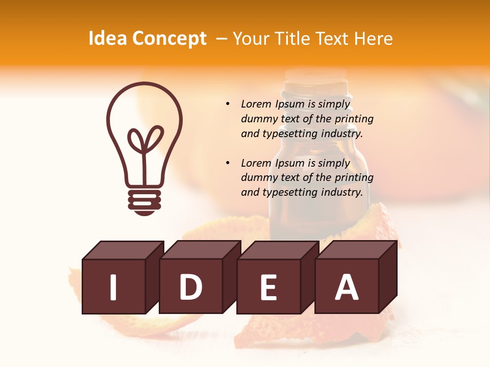 Herbal Perfume Aromatherapy PowerPoint Template