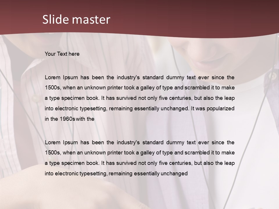 Ears Channel Monitor PowerPoint Template