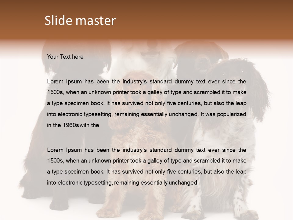 Pedigree Attentive Pedigreed PowerPoint Template