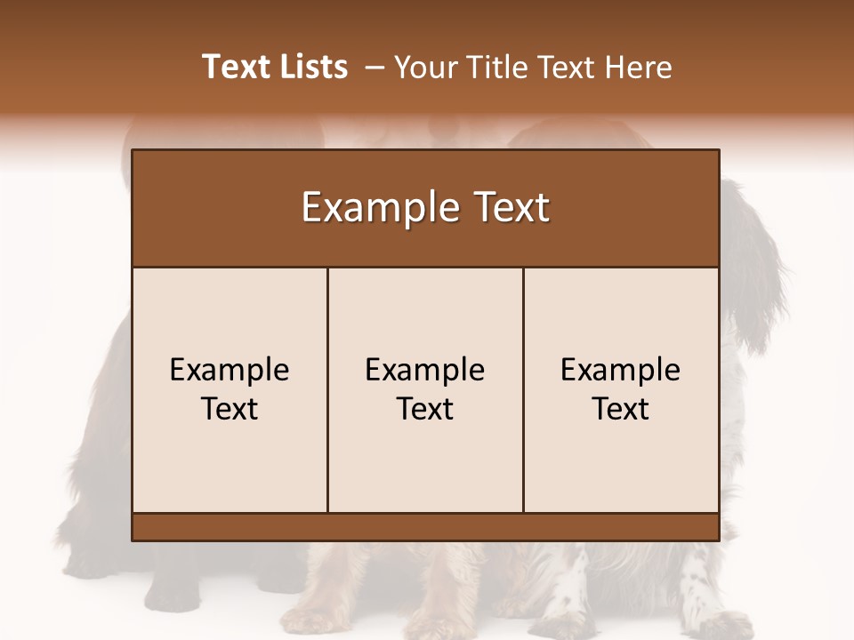 Pedigree Attentive Pedigreed PowerPoint Template