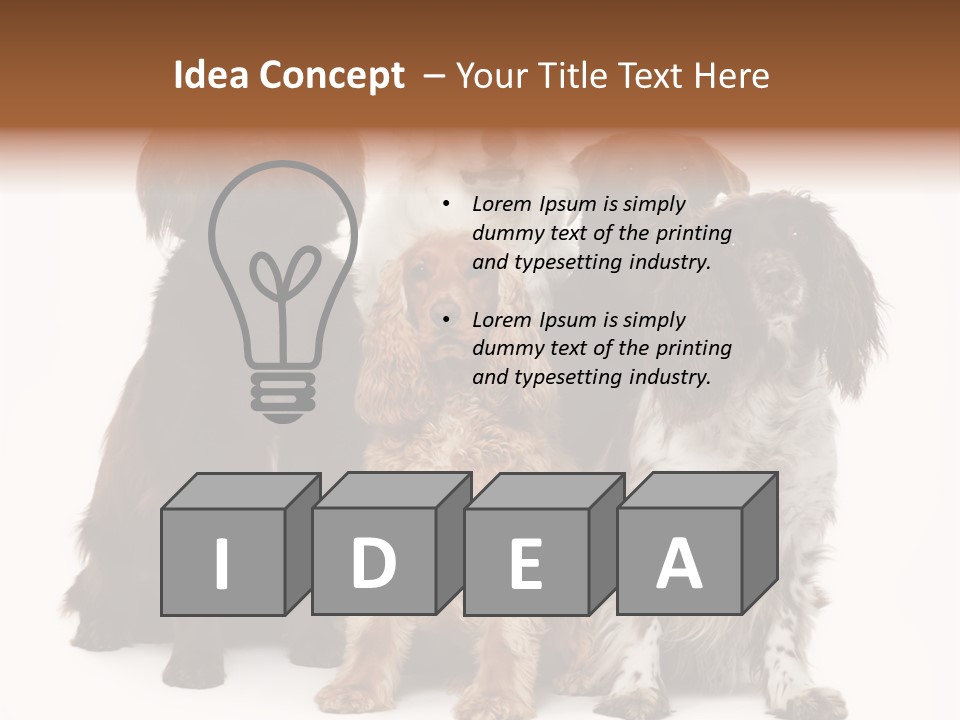 Pedigree Attentive Pedigreed PowerPoint Template