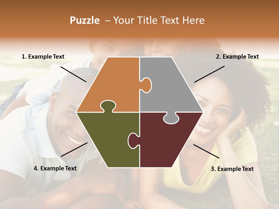 A Group Of People Laying On Top Of A Grass Covered Field PowerPoint Template