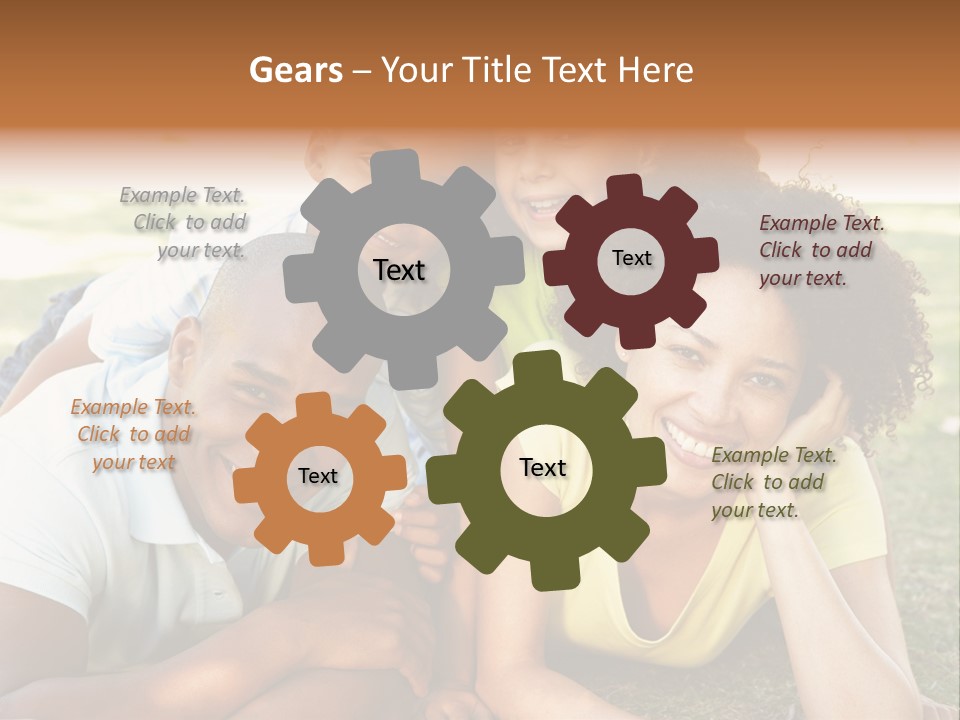 A Group Of People Laying On Top Of A Grass Covered Field PowerPoint Template