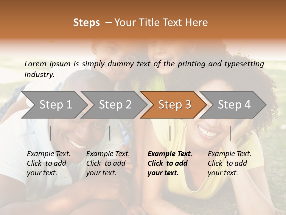 A Group Of People Laying On Top Of A Grass Covered Field PowerPoint Template