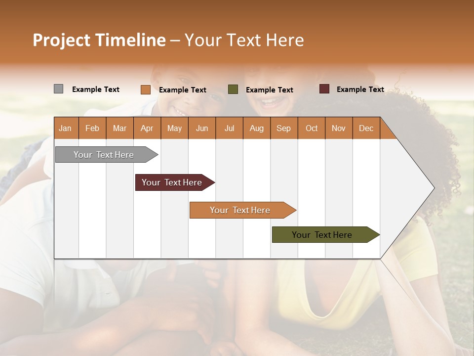 A Group Of People Laying On Top Of A Grass Covered Field PowerPoint Template