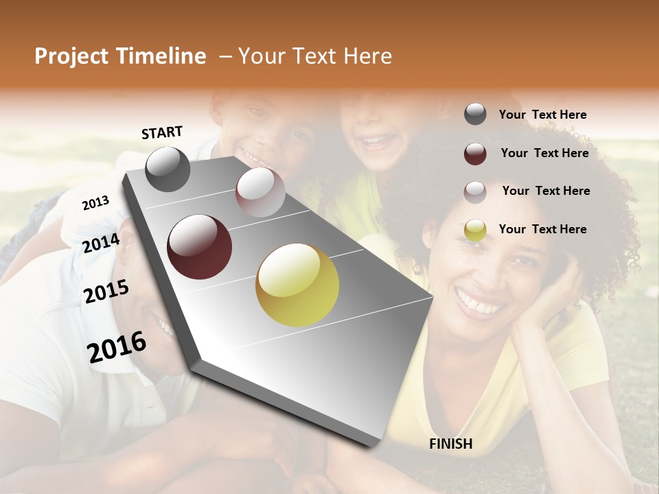 A Group Of People Laying On Top Of A Grass Covered Field PowerPoint Template