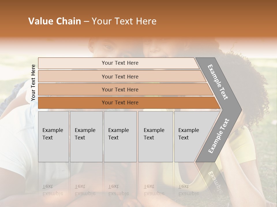A Group Of People Laying On Top Of A Grass Covered Field PowerPoint Template