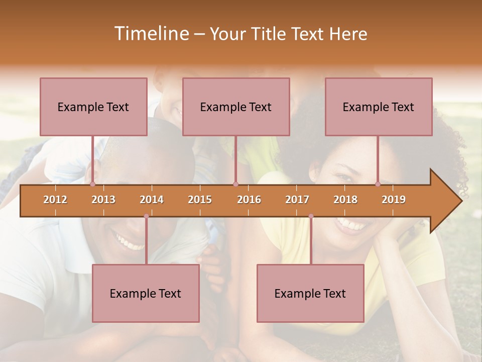 A Group Of People Laying On Top Of A Grass Covered Field PowerPoint Template