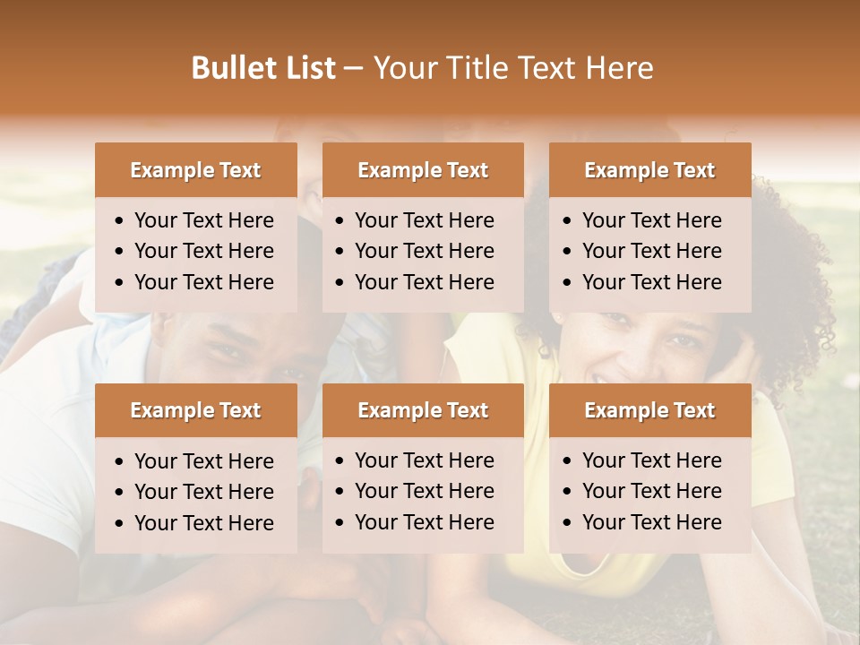 A Group Of People Laying On Top Of A Grass Covered Field PowerPoint Template