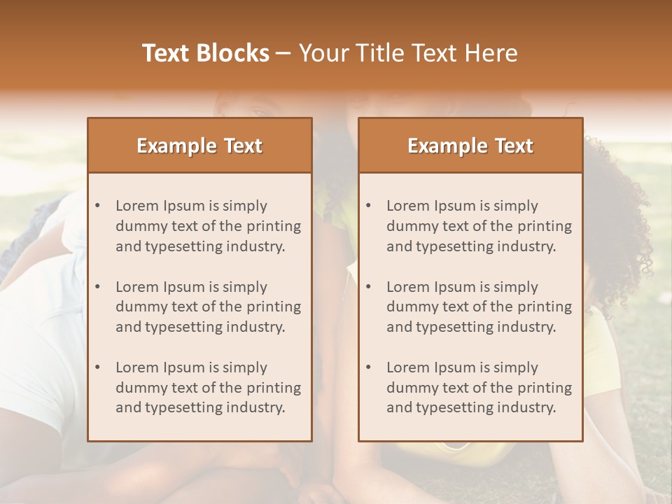 A Group Of People Laying On Top Of A Grass Covered Field PowerPoint Template