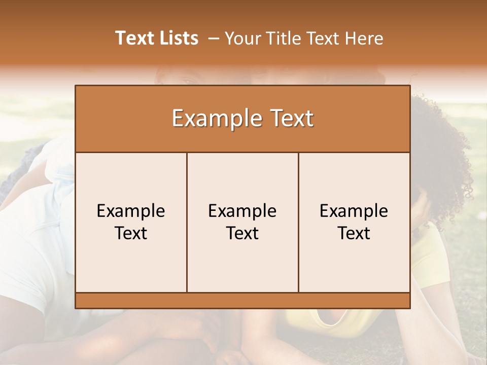 A Group Of People Laying On Top Of A Grass Covered Field PowerPoint Template