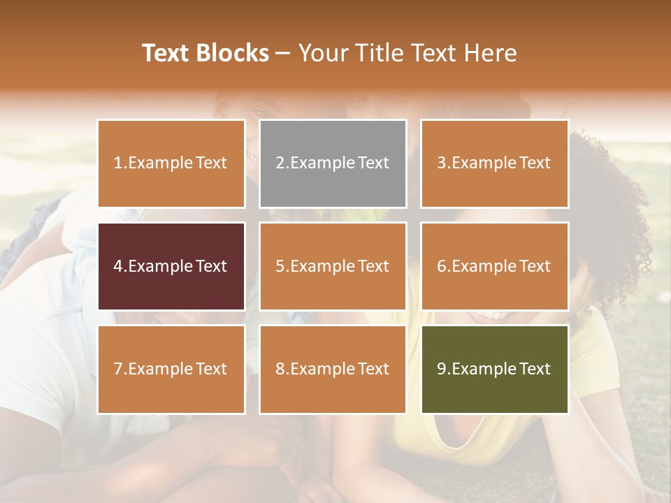 A Group Of People Laying On Top Of A Grass Covered Field PowerPoint Template