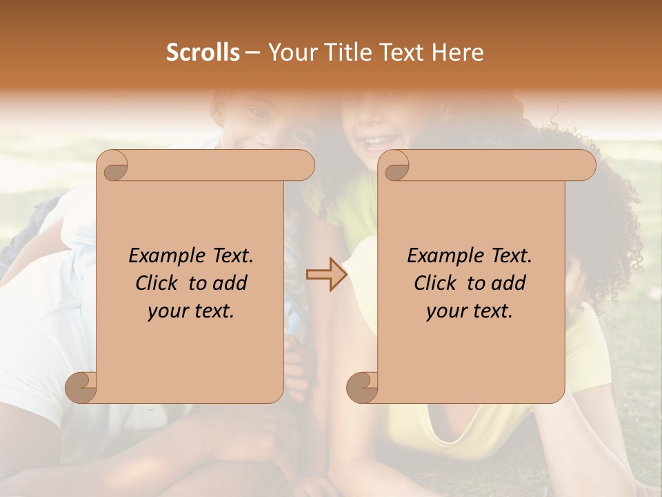 A Group Of People Laying On Top Of A Grass Covered Field PowerPoint Template