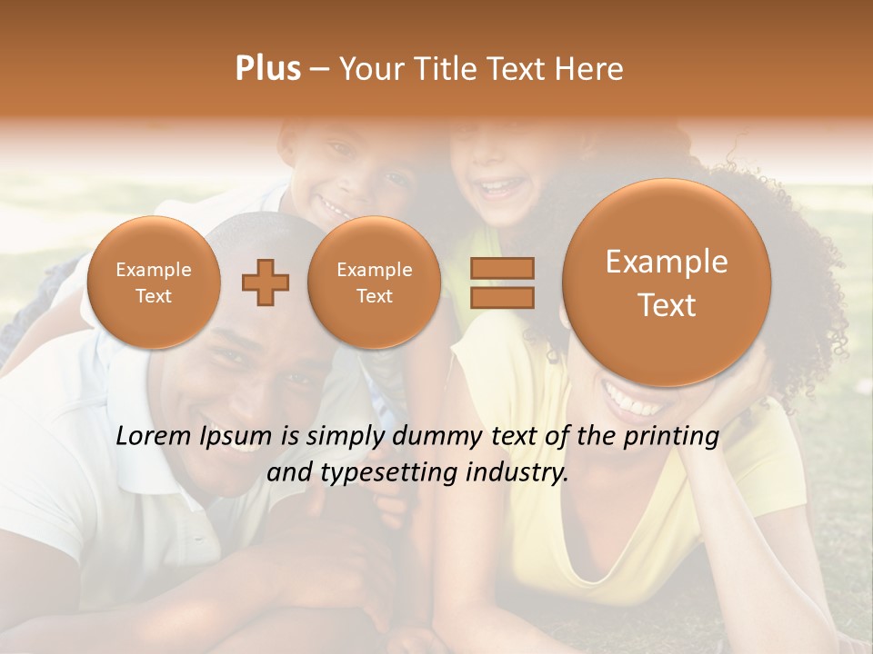 A Group Of People Laying On Top Of A Grass Covered Field PowerPoint Template