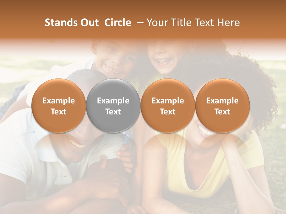 A Group Of People Laying On Top Of A Grass Covered Field PowerPoint Template