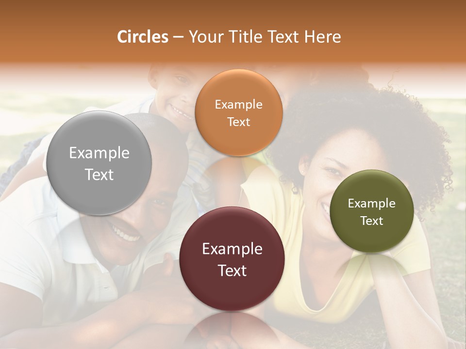 A Group Of People Laying On Top Of A Grass Covered Field PowerPoint Template