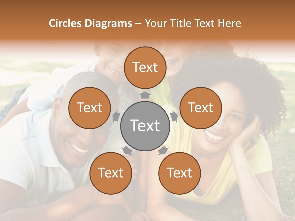 A Group Of People Laying On Top Of A Grass Covered Field PowerPoint Template