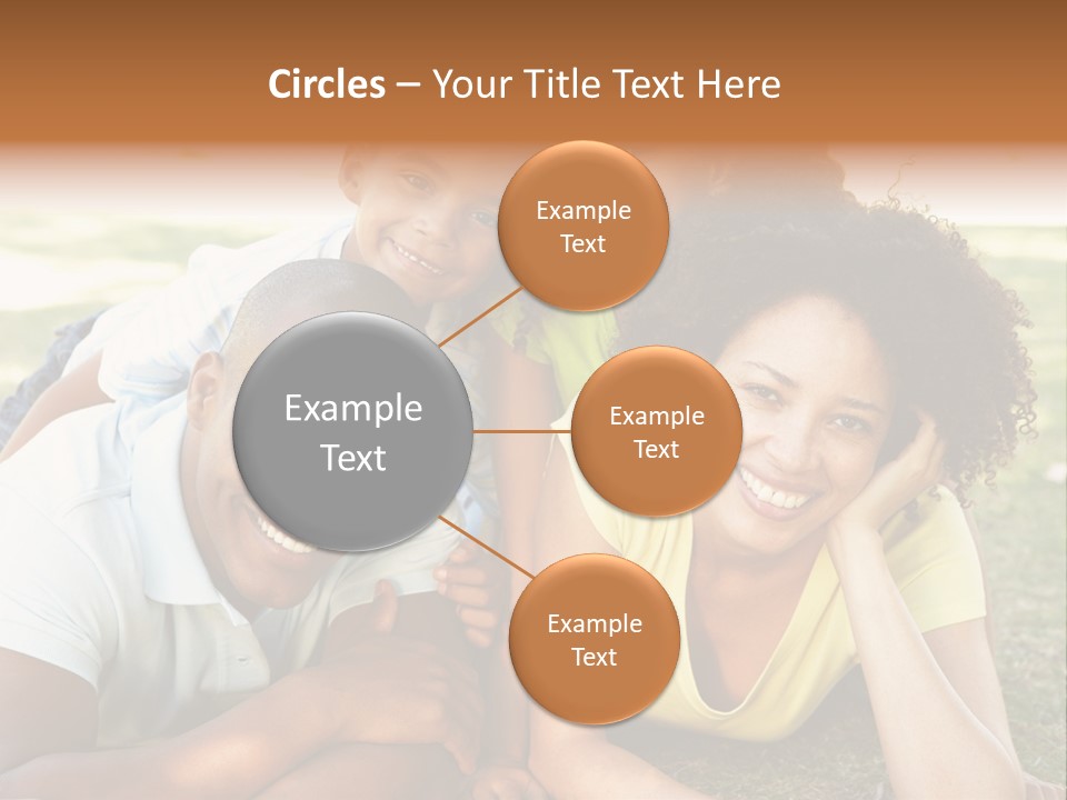 A Group Of People Laying On Top Of A Grass Covered Field PowerPoint Template