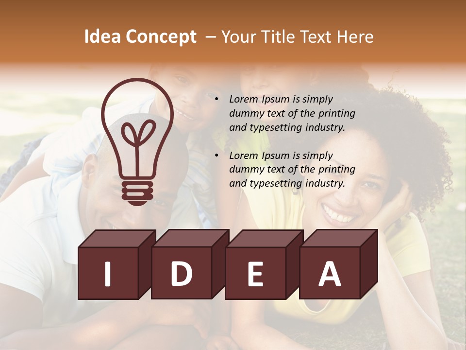 A Group Of People Laying On Top Of A Grass Covered Field PowerPoint Template