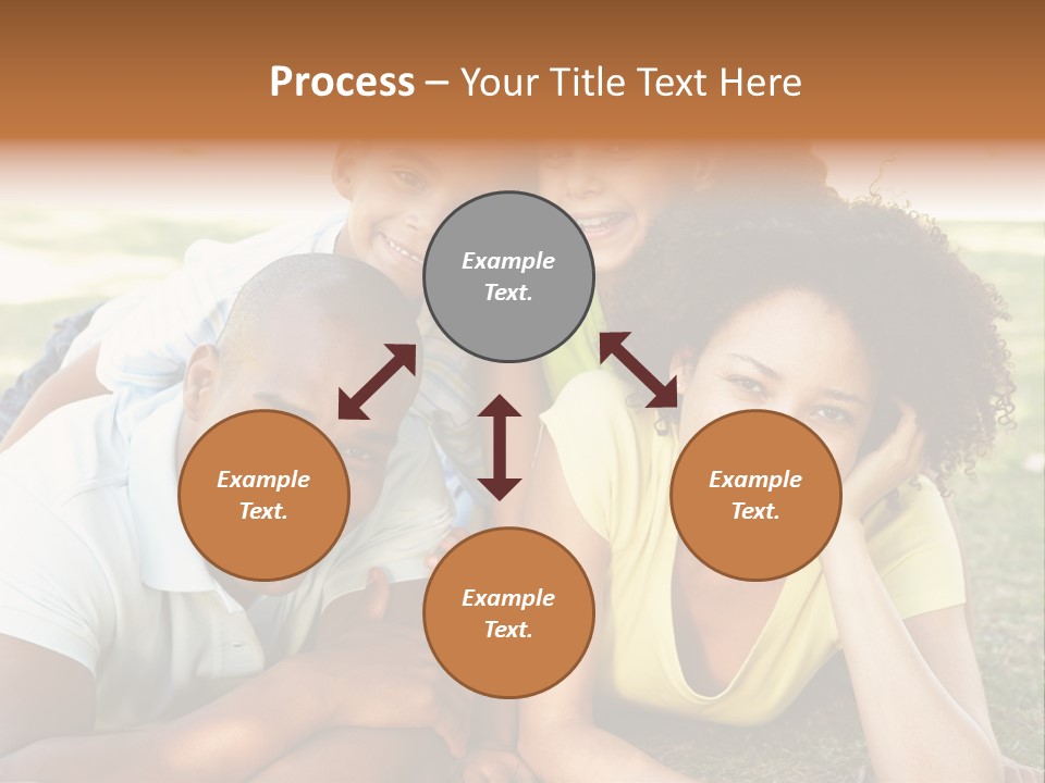 A Group Of People Laying On Top Of A Grass Covered Field PowerPoint Template