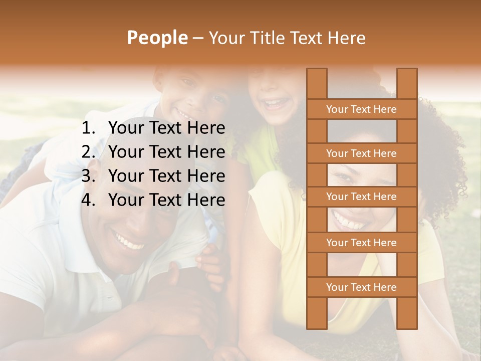 A Group Of People Laying On Top Of A Grass Covered Field PowerPoint Template